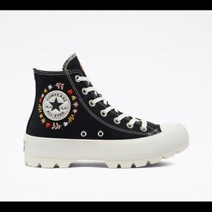 “It’s Okay to Wander” Chuck Taylor Lugged Hightops